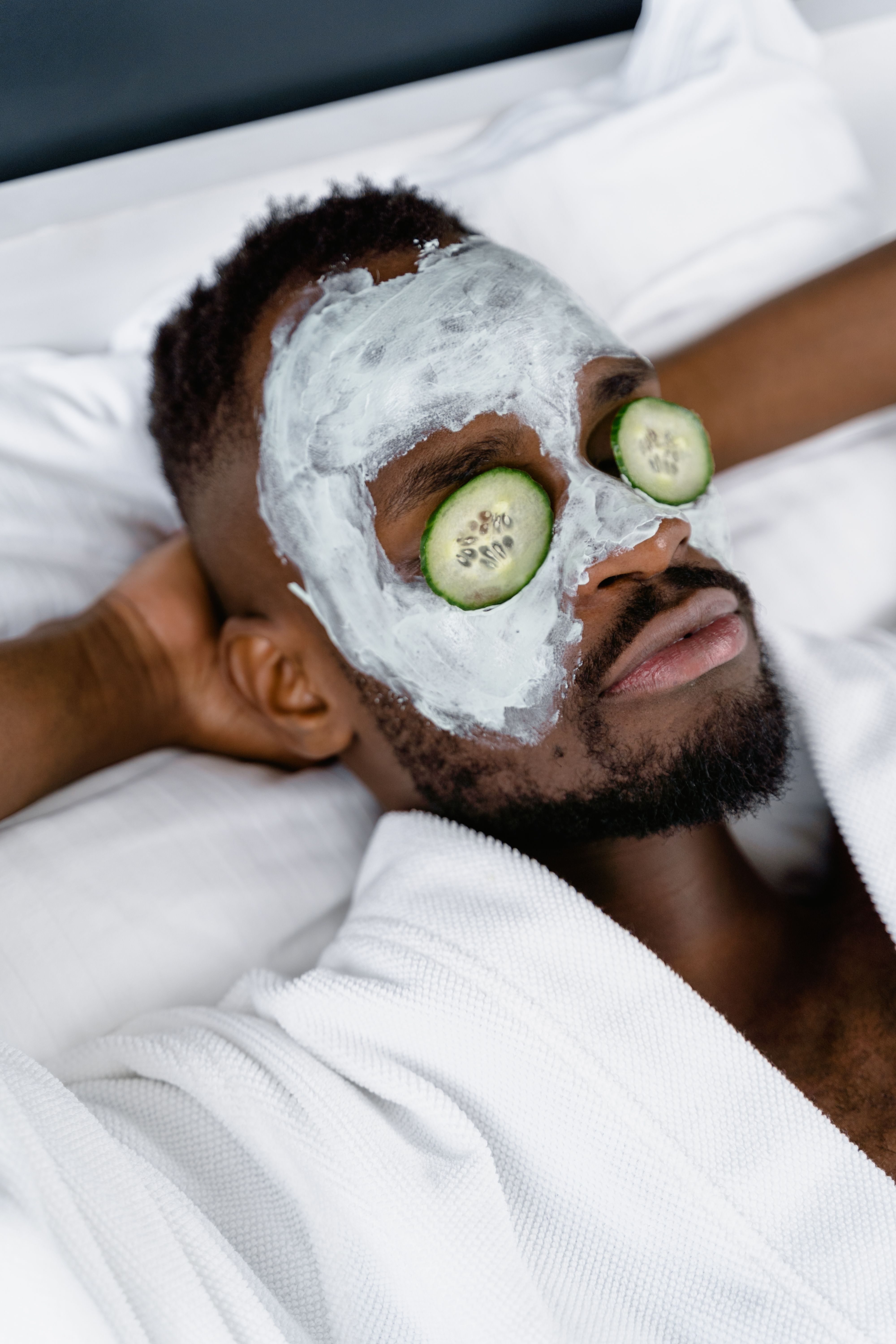 Soothing eye treatment as part of a facial session at Mesopotamia Spa