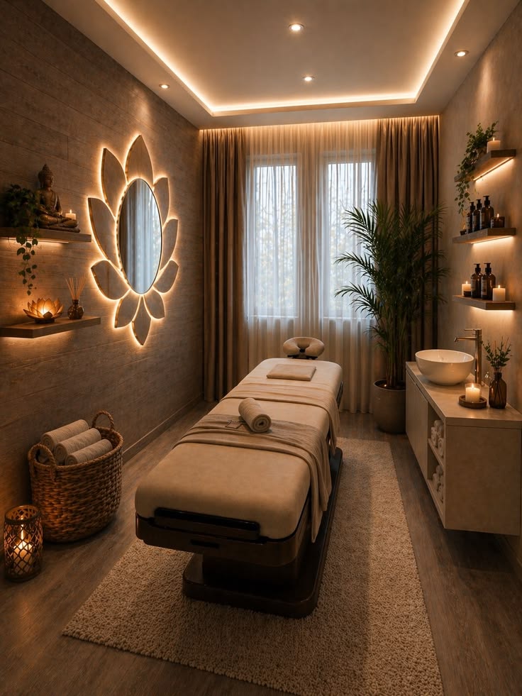 Candle-lit hammam treatment ambience at Mesopotamia Spa